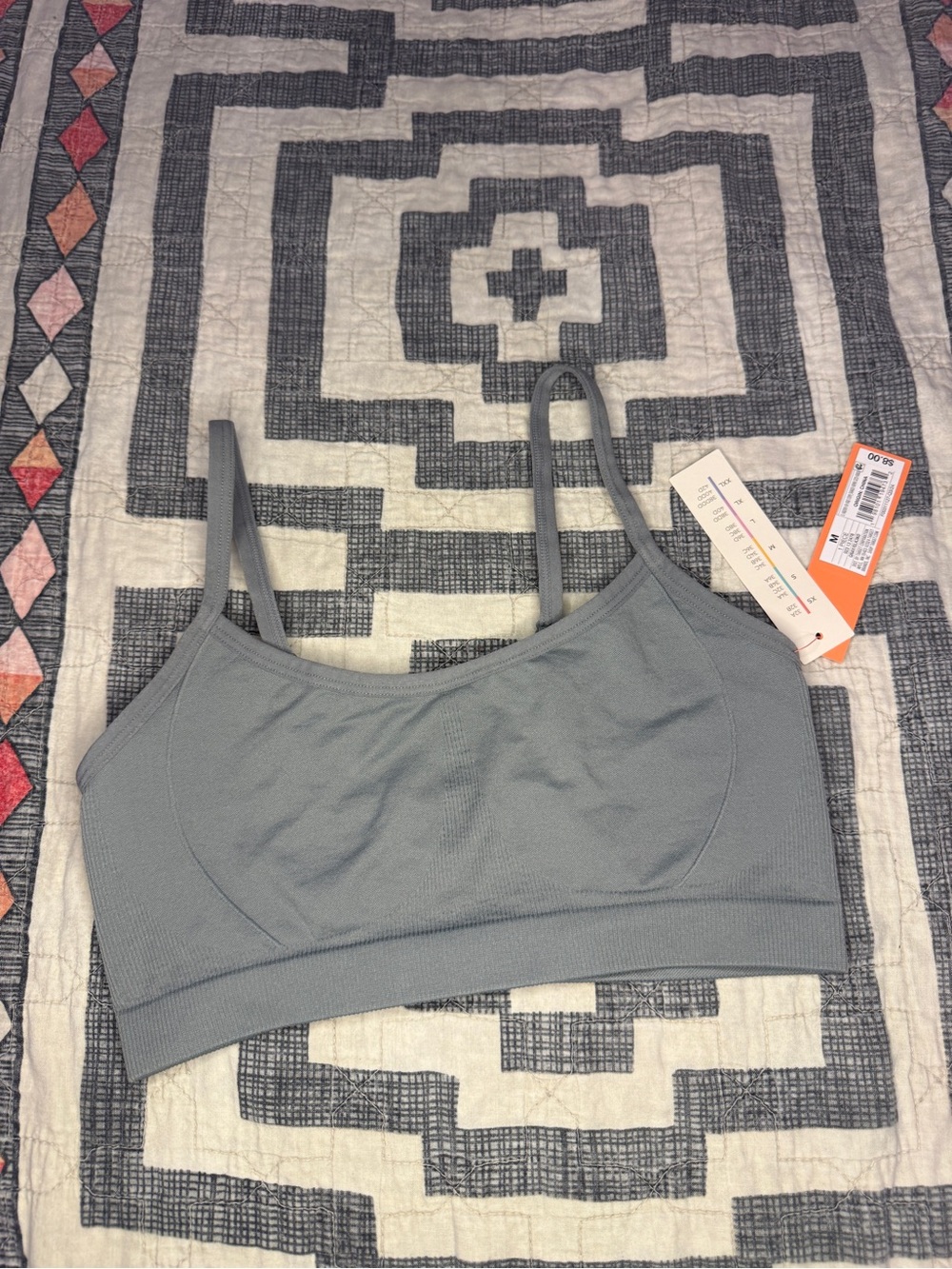 Colsie Light Grey Seamless Bralette